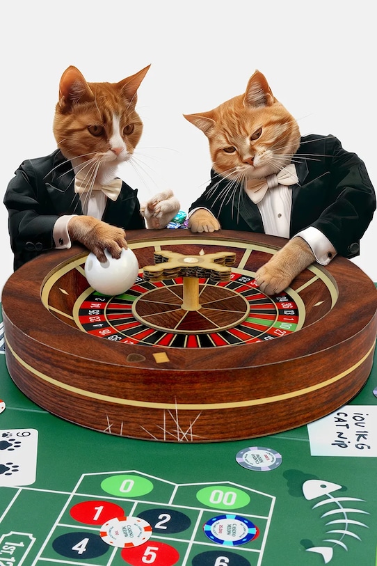 Δέντρο γάτας Luckies of London Cat Playhouse πολύχρωμο SK.CATROULETTE1