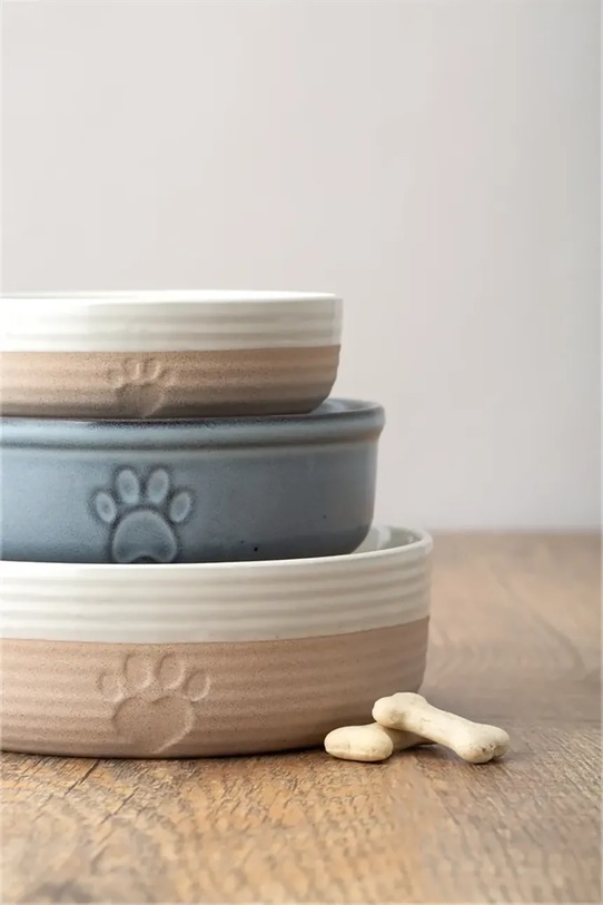 Mason Cash miska dla pupila Reactive Paw 18 cm 2030.482 niebieski