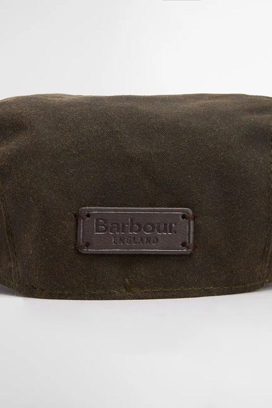 Barbour kaszkiet dla psa Dog Wax Flat Cap DAC0116 zielony