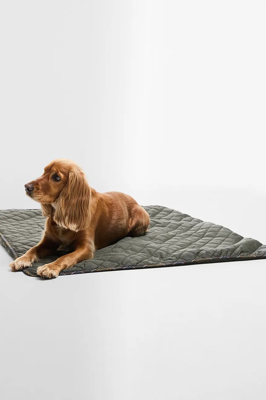 Barbour koc dla pupila Dog Quilt & Fleece Blank DAC0118 zielony AA00