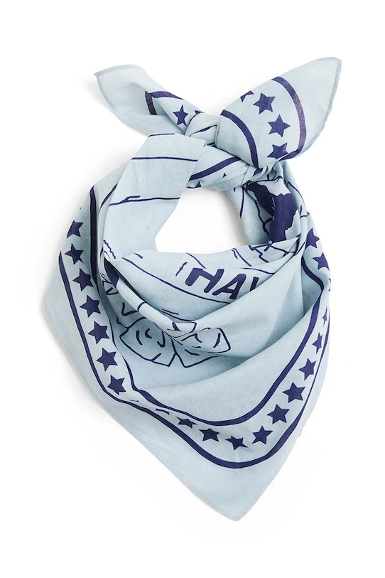 Памучен тънък шал за куче HAY 55 x 55 cm AE930.D281.AB84 син AA00