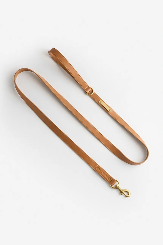 La Mania smycz dla psa skórzana Selvo 160 x 2 cm brązowy 5905549444740