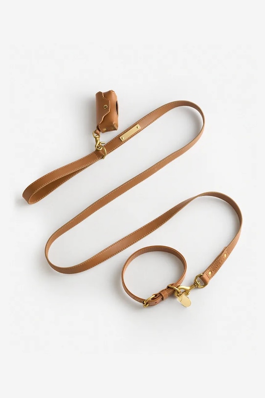 Lifestyle La Mania obroża dla psa skórzana Selvo S/36 - 42 cm 5905549444764 brązowy