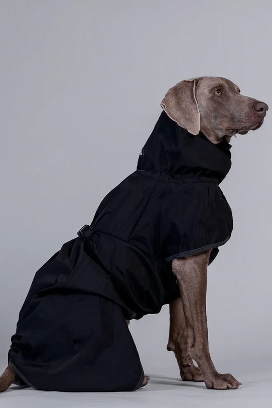 PAIKKA płaszcz przeciwdeszczowy dla psa 48 x 38 x 0,9 cm 1040064 czarny