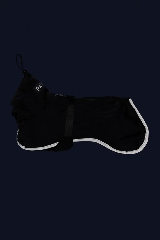 PAIKKA płaszcz przeciwdeszczowy dla psa Recovery Lite 48 x 38 x 0,9 cm 1040067 czarny AA00