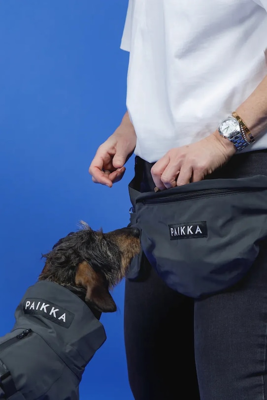 Lifestyle PAIKKA pungă pentru recompense pentru câini Visibility Treat Bag 22 x 19 x 1 cm 1090014 negru