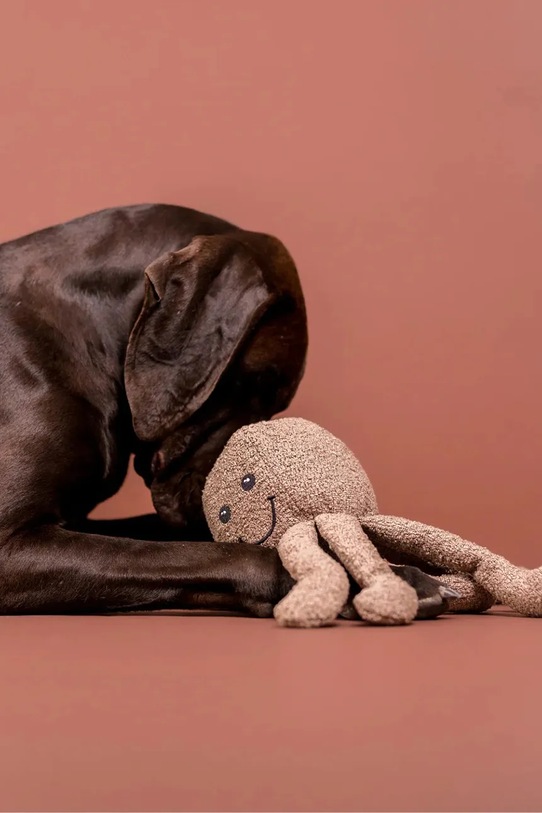PAIKKA zabawka dla psa Bouclé Octopus 35 cm beżowy 1051010