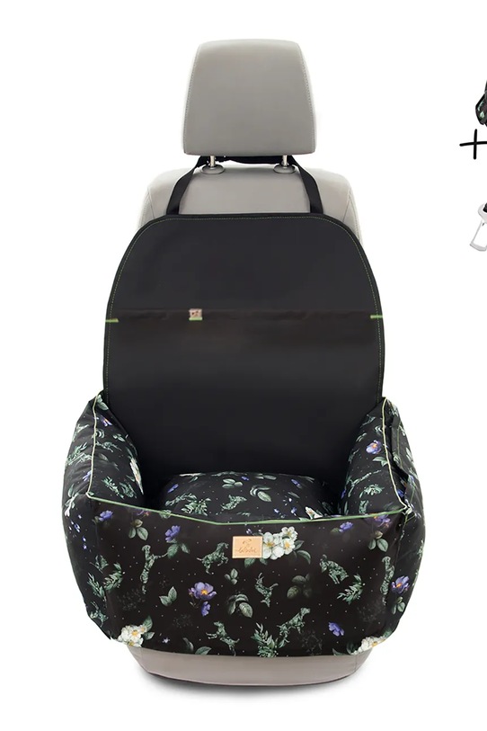 Bebobi fotelik samochodowy dla psa Ero Soft 40 x 40 x 25 cm multicolor EKMS25C