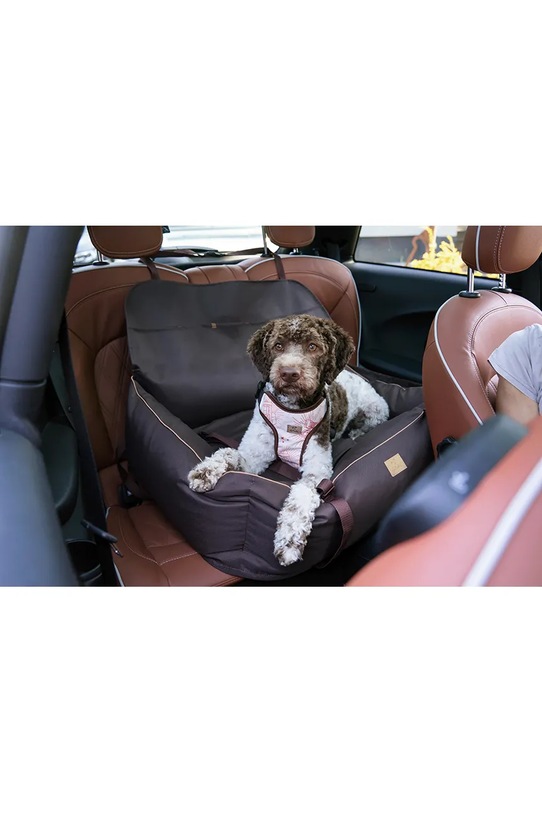 Lifestyle Bebobi fotelik samochodowy dla psa Ero Soft 75 x 55 x 25 cm EMMLBR brązowy