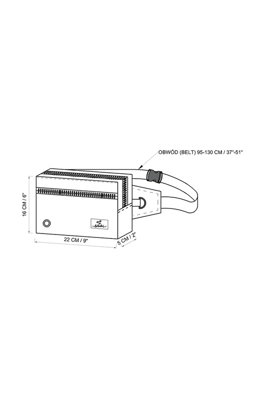 Bebobi nerka na smaczki dla psa 22 x 16 x 5 cm NKA23B.SNMKA23B