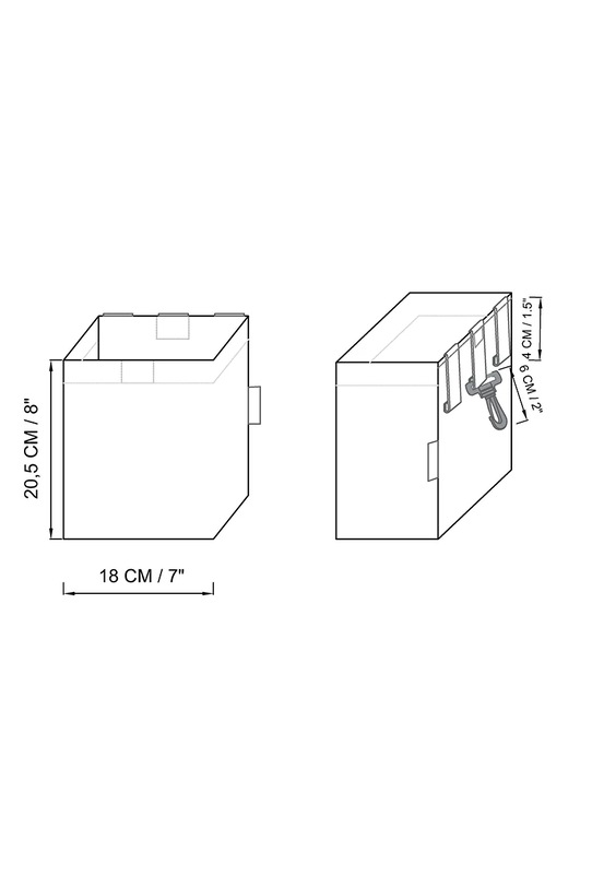 Bebobi nerka na smaczki dla psa 22 x 16 x 5 cm NKA23B.SNMKA23B
