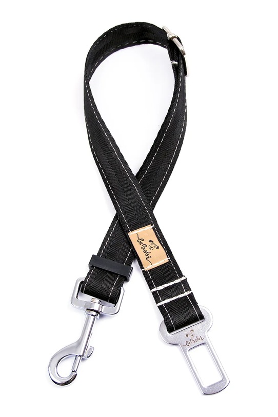 Lifestyle Bebobi mata samochodowa z pasem bezpieczeństwa dla pupila 50 x 40 x 8 cm KMMBSC czarny