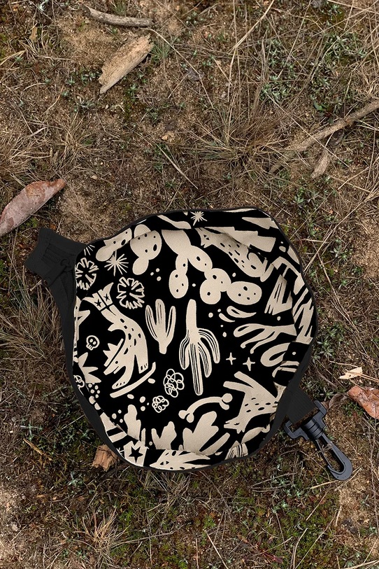 Bebobi składana miska turystyczna dla psa 18 x 7 cm multicolor MTKA26BR