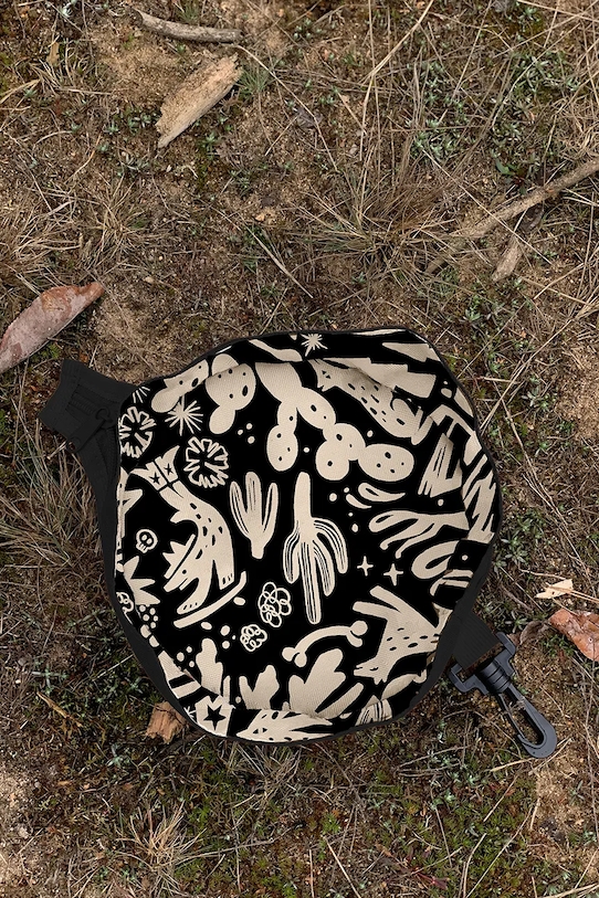 Bebobi składana miska turystyczna dla psa 18 x 7 cm multicolor MTKA26BR