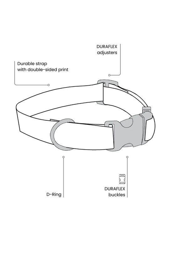 Lifestyle Bebobi obroża dla psa 40-65 cm OKAL32C multicolor