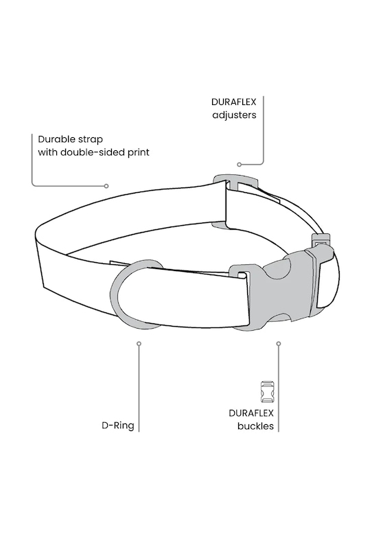 Lifestyle Bebobi obroża dla psa 40-65 cm OKAL32C multicolor