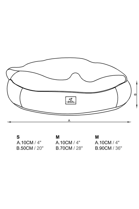 Lifestyle Bebobi okrągła poducha z kocykiem dla psa 70 x 70 x 10 cm PPLMWZ szary