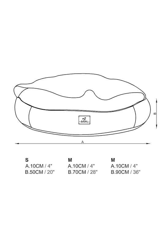 Lifestyle Bebobi okrągła poducha z kocykiem dla psa 90 x 90 x 10 cm PPLLWZ szary