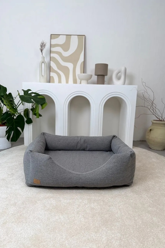 Bebobi legowisko ortopedyczne dla pupila Lilo 115 x 85 x 23 cm szary LPLLFT