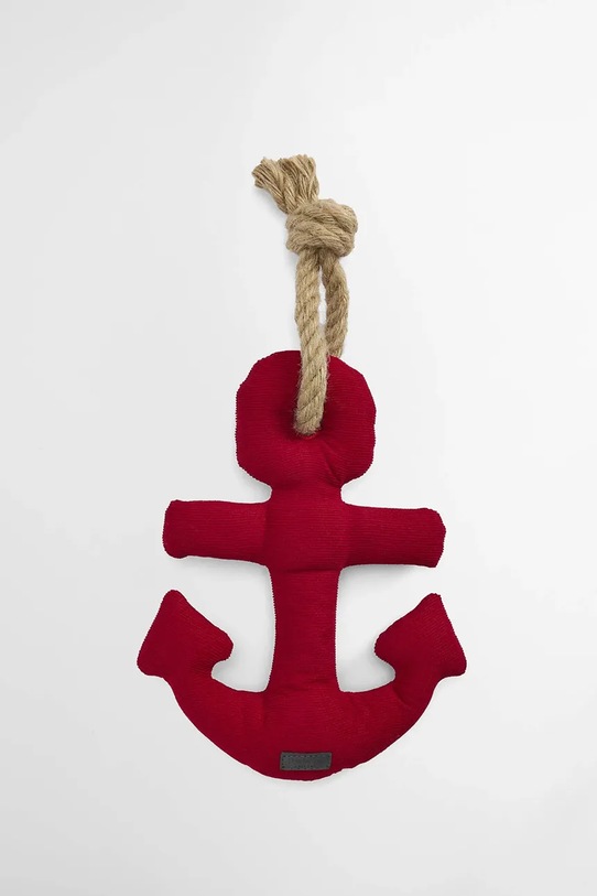 Barbour zabawka dla psa Dog Anchor Toy 25 x 21 cm czerwony DAC0124RE31