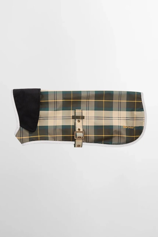 Barbour płaszcz przeciwdeszczowy dla psa Tartan Waterproof DCO0012TN51 zielony AA00
