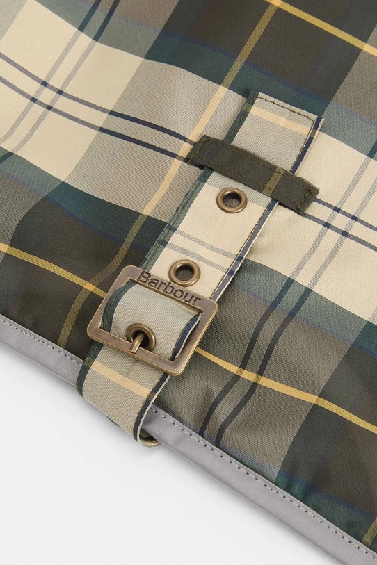 Barbour płaszcz przeciwdeszczowy dla psa Tartan Waterproof DCO0012TN51 zielony