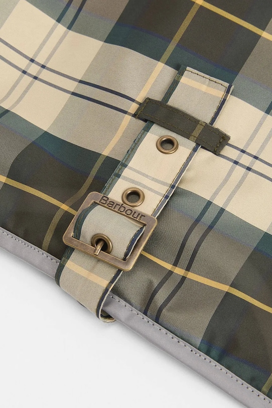 Barbour płaszcz przeciwdeszczowy dla psa Tartan Waterproof DCO0012TN51 zielony