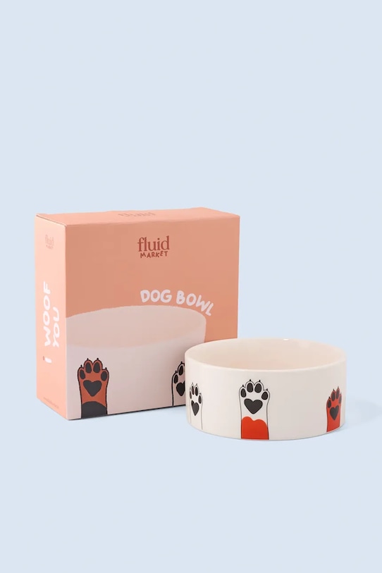 Fluid Market miska dla psa 18,5 x 8 cm AADOGBOWLPAWS multicolor AA00