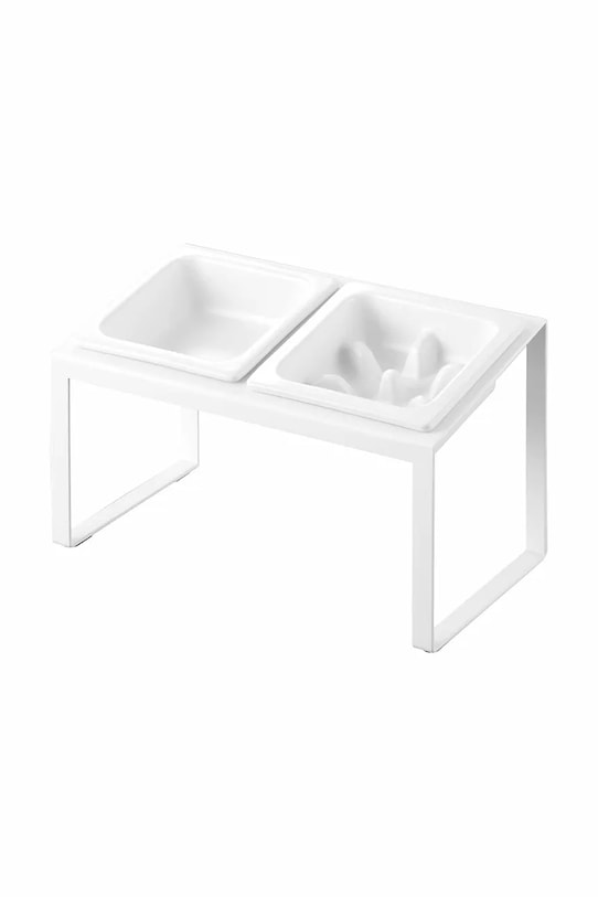 Yamazaki zdjelica za kućnog ljubimca 29 x 15,5 x 17,6 cm bijela 10241