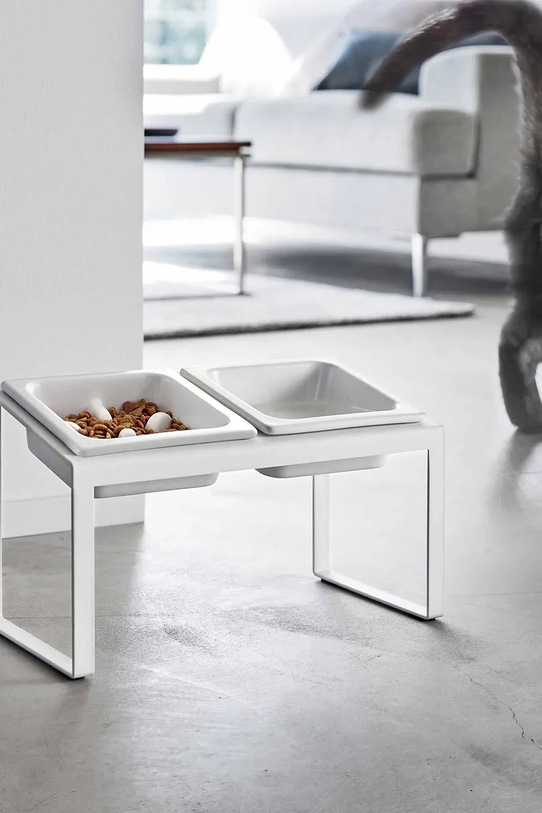 Yamazaki zdjelica za kućnog ljubimca 29 x 15,5 x 17,6 cm 10241 bijela