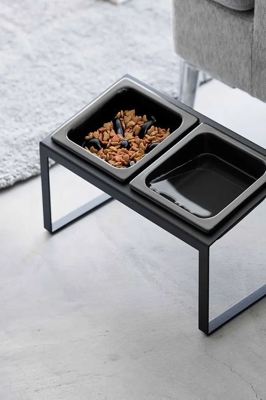 Decor Yamazaki miska pre domáceho maznáčika 29 x 15,5 x 17,6 cm 10242 čierna