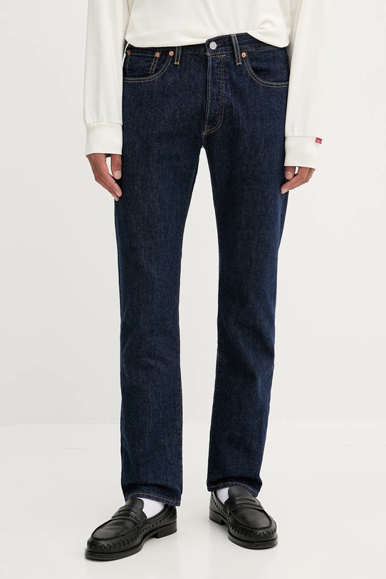 Levi's - Traperice 501 Original Fit mornarsko plava 00501.0101