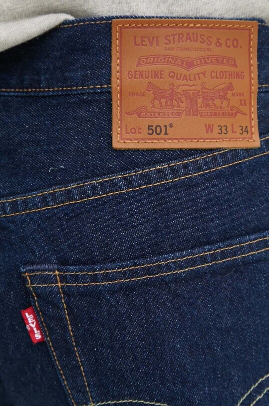 Levi's - Jeansy 501 Original Fit granatowy 00501.0101