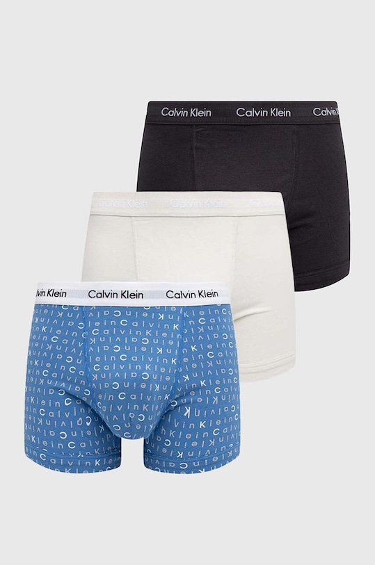 Calvin Klein Underwear bokserki 3-pack dzianina niebieski 0000U2662G