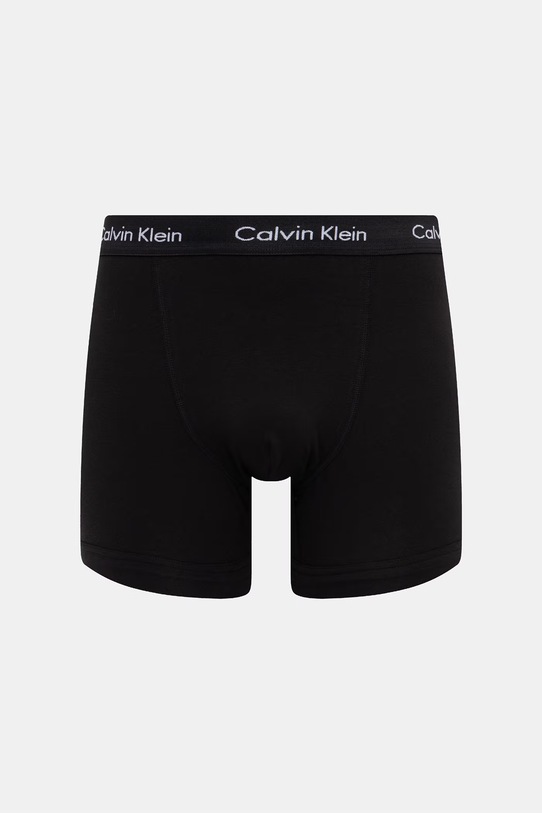 Odzież Calvin Klein Underwear bokserki męskie bawełniane z elastanem 3-pack 0000U2662G czarny