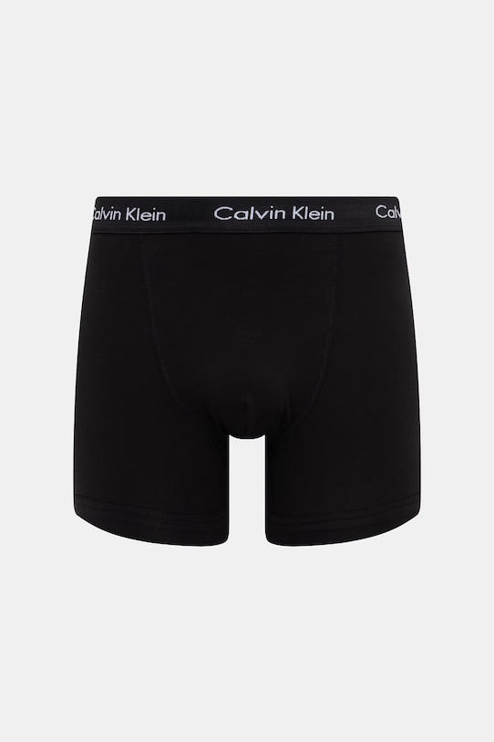 Odzież Calvin Klein Underwear bokserki męskie bawełniane z elastanem 3-pack 0000U2662G czarny