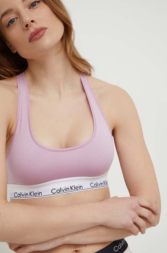 Одежда Бюстгальтер Calvin Klein Underwear 0000F3785E фиолетовой