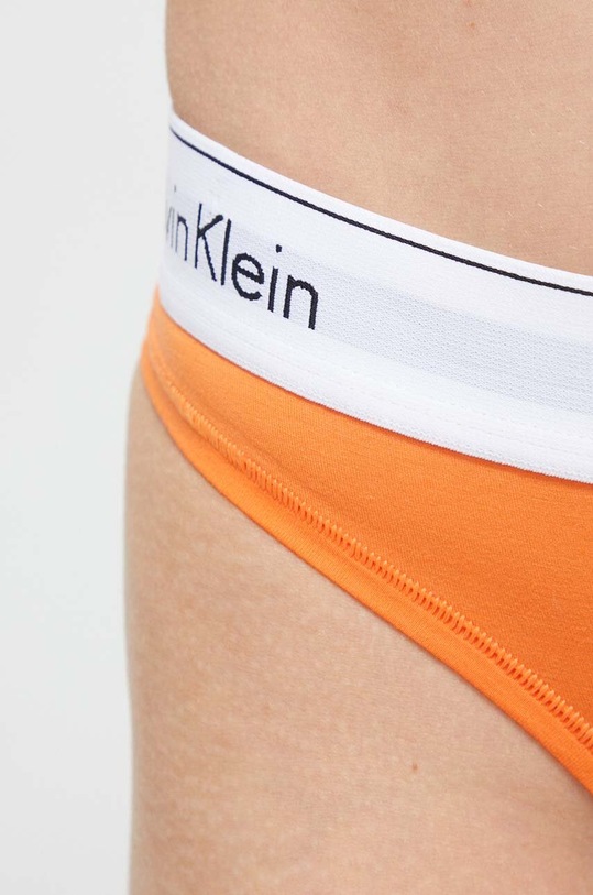 Oblečenie Tangá Calvin Klein Underwear 0000F3786E oranžová