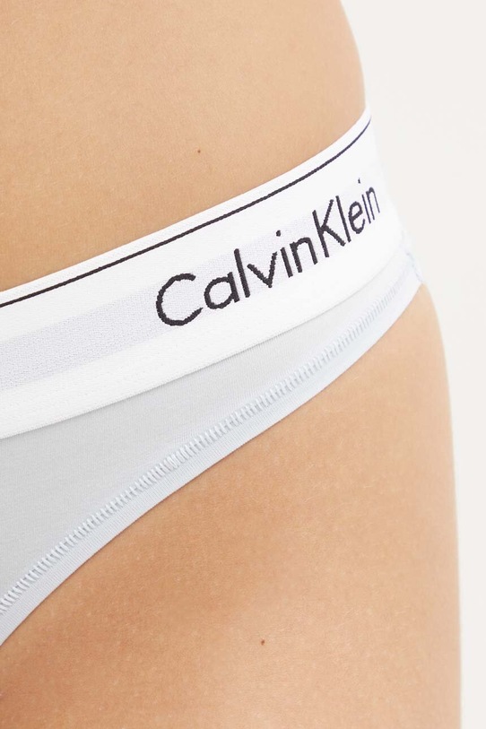 Odzież Calvin Klein Underwear stringi 0000F3786E niebieski