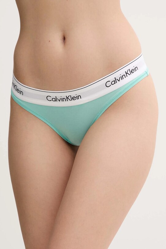 Tangice Calvin Klein Underwear turkizna 0000F3786E