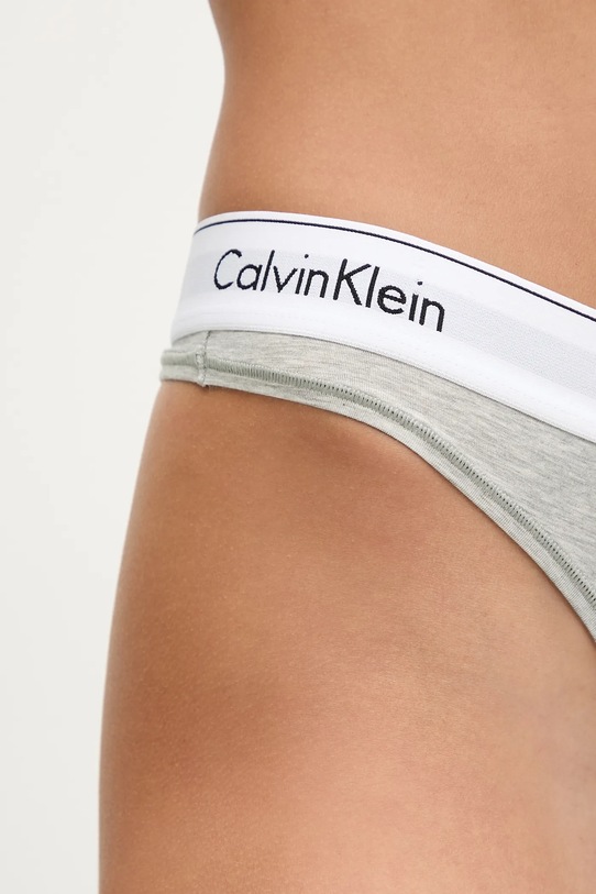 Odzież Calvin Klein Underwear stringi 0000F3786E szary