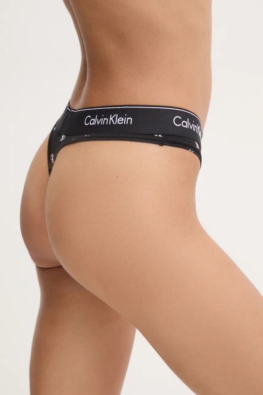 Calvin Klein Underwear stringi 0000F3786E czarny AA00