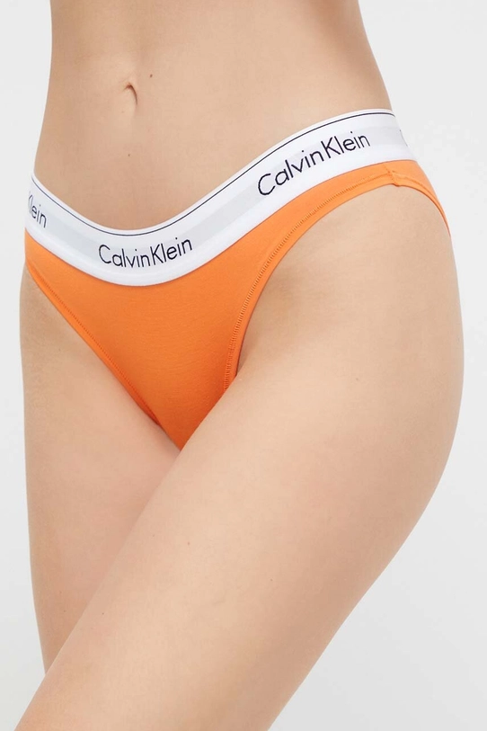 Труси Calvin Klein Underwear гладкий помаранчевий 0000F3787E