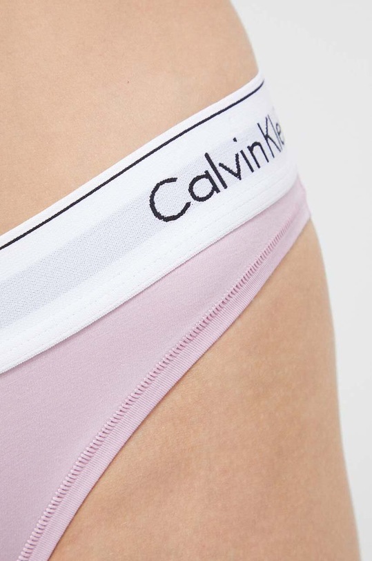 Oblečenie Nohavičky Calvin Klein Underwear 0000F3787E fialová