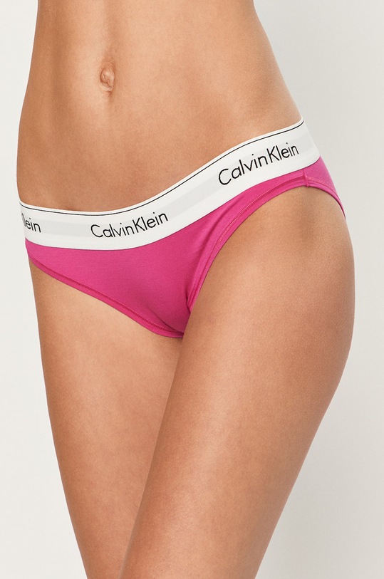 Kalhotky Calvin Klein Underwear nášivka růžová 0000F3787E