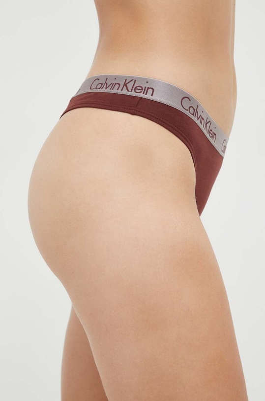 Calvin Klein Underwear stringi (3-Pack) 000QD3560E niebieski