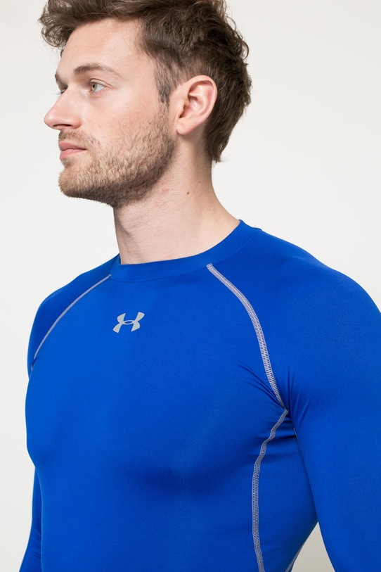 Under Armour - Longsleeve HeatGear® Armour Long Sleeve Compression Shirt 1257471 niebieski 1257471