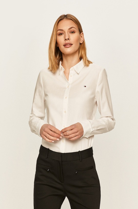 Tommy Hilfiger - Πουκάμισο slim λευκό 1M87647512