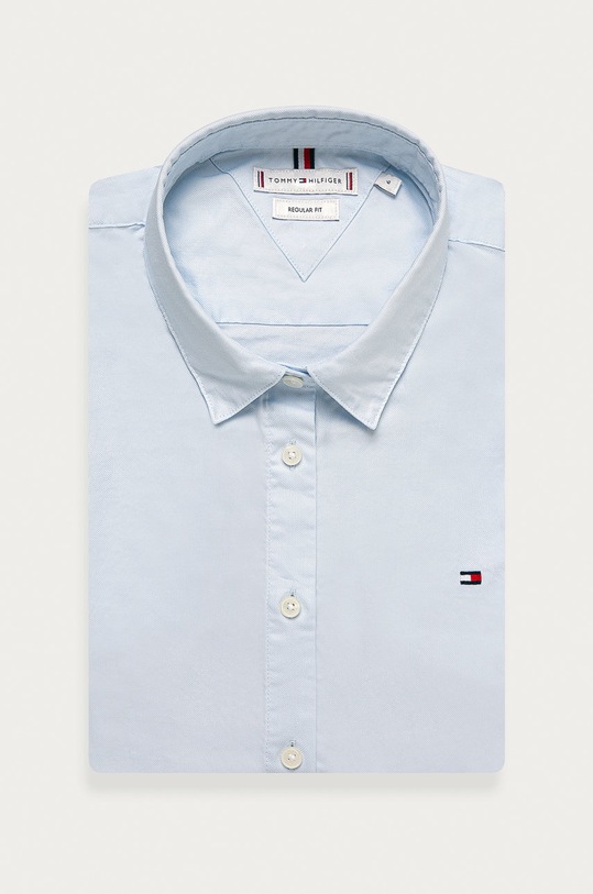 Tommy Hilfiger koszula bawełniana bawełna niebieski 1M87647512