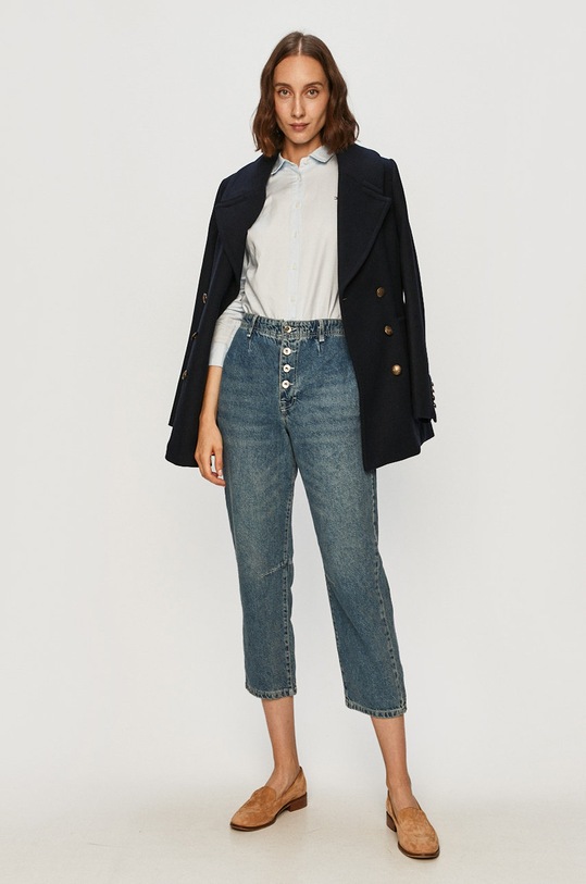 Tommy Hilfiger koszula bawełniana niebieski 1M87647512